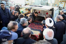 مراسم تشییع پیکر مرحوم حجت الاسلام والمسلمین سید هاشم رسولی محلاتی