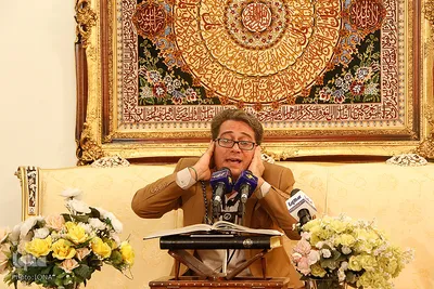 جمع پرشور قاریان قرآن در میلاد قمر بنی‌هاشم(ع)