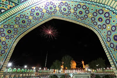 جشن نیمه شعبان در حرم مطهر شاهچراغ(ع)