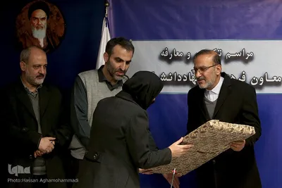 مراسم تکریم جمال رحیمیان، معاون سابق و معارفه علیرضا کلانتر مهرجردی، سرپرست جدید معاونت فرهنگی جهاد دانشگاهی