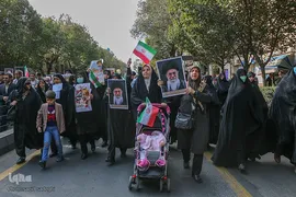 راهپیمایی مردم تبریز علیه حادثه تروریستی شاه چراغ‎‎