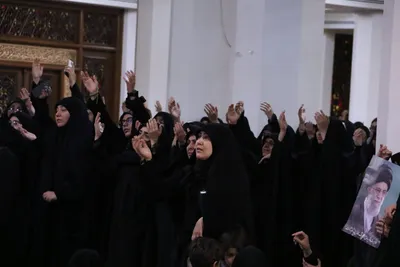 مراسم سوگواری شب شهادت رهبر معظم انقلاب در حرم شاهچراغ(ع)