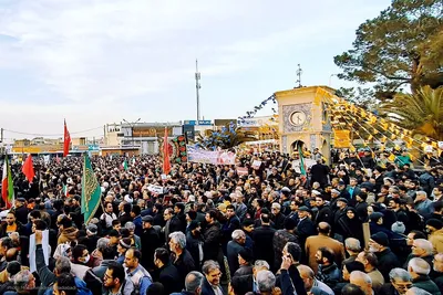 راهپیمایی همبستگی ملی در کاشان
