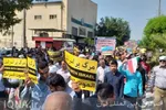 راهپیمایی جامعه شیعی و اهل‌سنت بوشهر در حمایت از مردم بی‌دفاع غزه