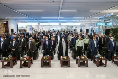 مراسم بدرقه اولین کاروان حجاج ایرانی
