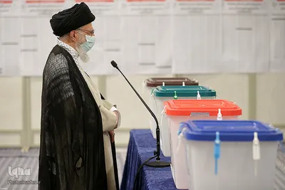 حضور رهبر معظم انقلاب در انتخابات ۱۴۰۰