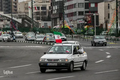 راهپیمایی ماشینی ۲۲بهمن