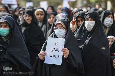 راهپیمایی باشکوه مردم همدان در محکومیت اقدام تروریستی در شاهچراغ شیراز