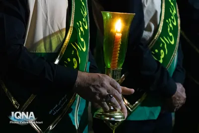 قافله عزاداری شام غریبان شهادت امام رضا(ع) در مبارکه