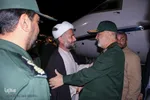 ورود فرمانده کل سپاه پاسداران انقلاب اسلامی به شیراز