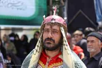 آیین نمادین حرکت کاروان حسینی و شبیه‌خوانی عاشورای حسینی در اهر
