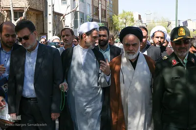 راهپیمایی مردم اصفهان در محکومیت جنایت صهیونیست‌ها در بیمارستان الشفا