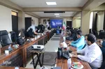 نشست خبری جعفر محسنی ریاست سازمان جهاد دانشگاهی آذربایجان شرقی