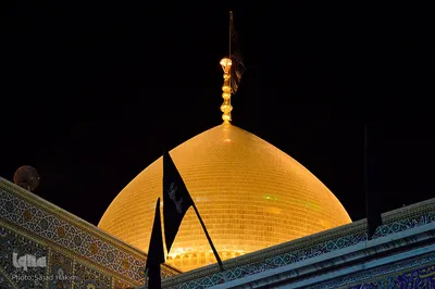 مراسم عزاداری سیدالشهدا در حرم حضرت معصومه(س)