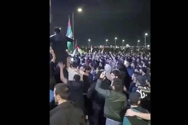 Dağıstan'daki havalimanında 