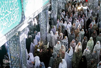 نماز عید سعید فطر در جوار حرم حضرت امام زاده حسن (ع)
