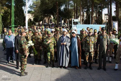 مراسم اولین سالگرد شهادت سید حسن نصرالله و سردار نیلفروشان در اصفهان