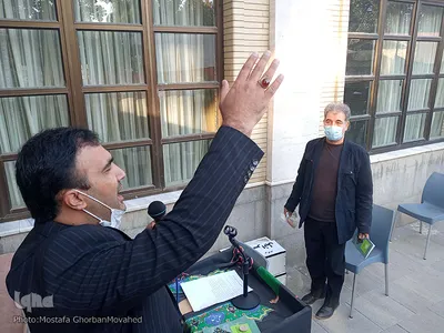 تجمع جمعی از دانشگاهیان بسیجی اهر در محکومیت اهانت به ساحت پیامبر اکرم(ص)