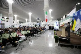 مراسم بدرقه نخستین زائران حج تمتع