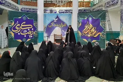 اعتکاف دانش آموزی در یزد