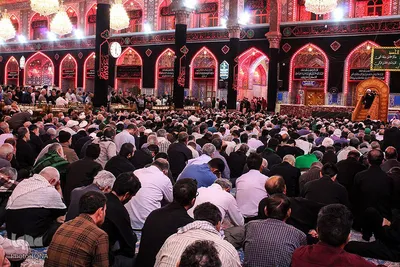 سخنرانی حجت‌الاسلام صابری اراکی در حرم سیدالشهدا(ع)