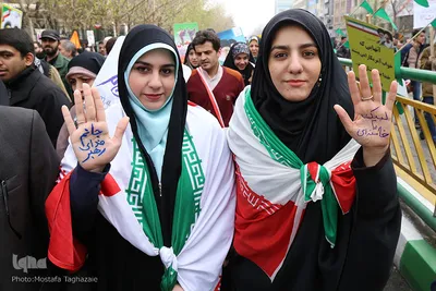 راهپیمایی یوم الله ۲۲ بهمن در تهران -3