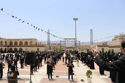 عزاداری روز تاسوعا در امام زادگان باقریه(ع) بیرجند