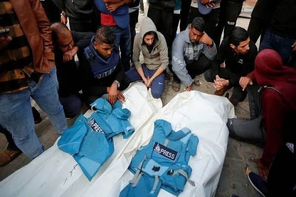 La mort en martyr de 159 journalistes à Gaza