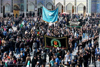 عزاداری ۲۸ صفر در حرم مطهر رضوی