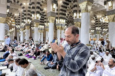 حال‌وهوای مسجد النبی (ص) در ایام حج 1404