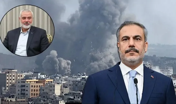 Fidan ile Heniyye arasında Filistin görüşmesi