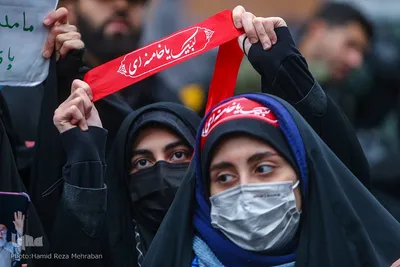 تجمع مردمی دانشجویی مقابل سفارت فرانسه