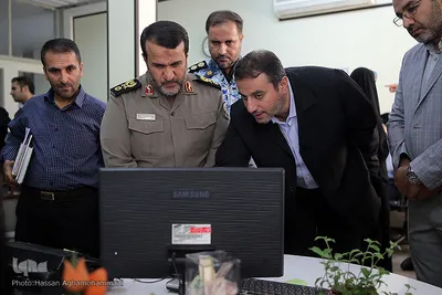 بازدید سردار بهمن کارگر، رئیس بنیاد حفظ آثار و نشر ارزش‌های دفاع مقدس از ایکنا