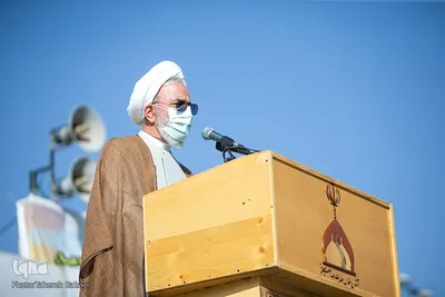 Gebet zum Fest des Fastenbrechens im Schrein von Abdul Azim Hasani (as)