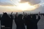 عزاداری عصر عاشورا در صحرا - سمنان