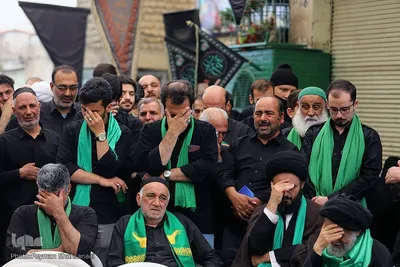 دسته عزاداری سادات و روحانیون شهرستان خمینی شهر