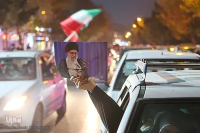 جشن پیروزی تیم ملی ایران