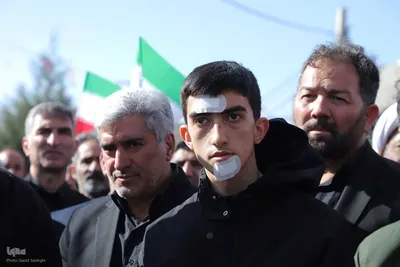 مراسم تشییع و تدفین پیکر ۳شهید در شهرستان اسکو