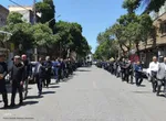 عزاداری خیابانی سالروز ارتحال حضرت امام خمینی(ره) در شهرستان اهر