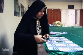 مراسم افتتاحیه کارگاه های دوخت لباس شیرخوارگان حسینی