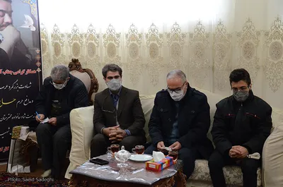 دیدار جهادگران دانشگاهی آذربایجان شرقی با خانواده شهید مدافع حرم «صمد فاتح نژاد‎‎»