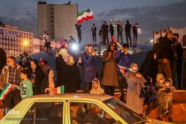 جشن پیروزی تیم ملی در تهران/1