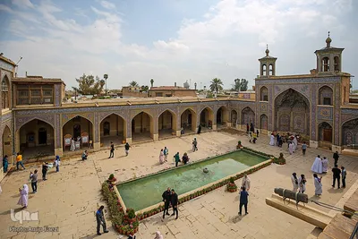 مسجد نصیر الملک در ایام نوروز‎‎