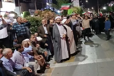 هشتادو چهارمین شب  اجتماع شبانه مردمی هادی شهر در میدان بسیج