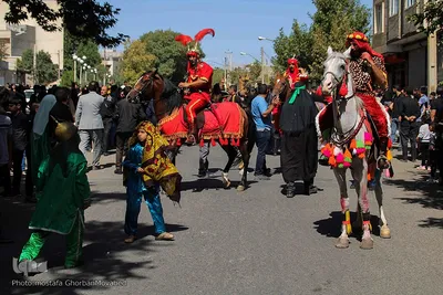 آیین سنتی شبیه‌خوانی اربعین حسینی در شهرستان اهر