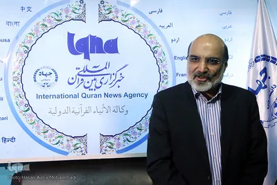 دکتر عبدالعلی عسگری رئیس صداوسیما مهمان ایکنا در روز هفتم نمایشگاه مطبوعات