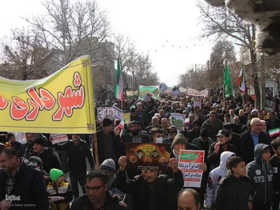 راهپیمایی ۲۲ بهمن در ملایر