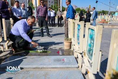تجدید میثاق جهادگران دانشگاهی اصفهان با شهدا