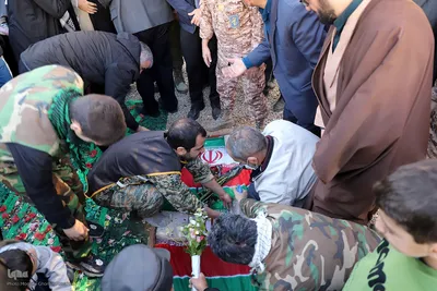 تشییع و تدفین پیکر پاک و مطهر شهید گمنام در اهر