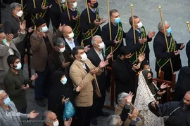 مراسم تعویض پرچم آستان منور حضرت عبدالعظیم حسنی(ع)